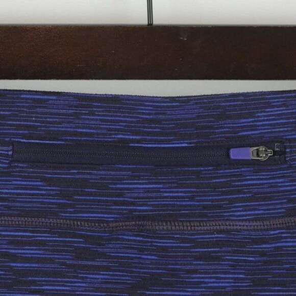 Athleta Aurora Contender 2 in 1 Women's Small Purple Skirted Athletic Leggings - Picture 6 of 10